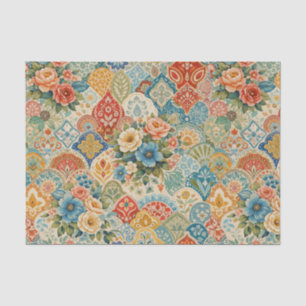 Bohemian Garden Mosaic Tissue Paper