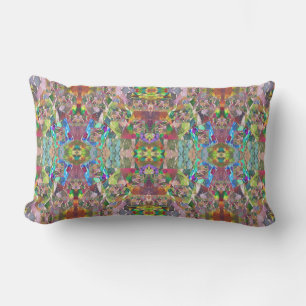 Bohemian Geometric Modern Pattern Lumbar Pillow