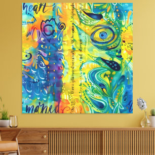 Bohemian Heart And Soul Canvas Print