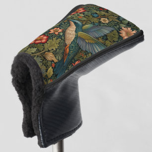 Bohemian hummingbird art boho chic botanical golf head cover