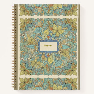 Bohemian Intricate Mandala & Butterfly Hardcover  Notebook