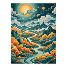 Bohemian Landscape – Serene Flowing Rivers