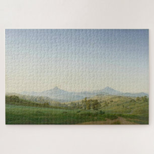 Bohemian Landscape with Mount Milleschauer Jigsaw Puzzle
