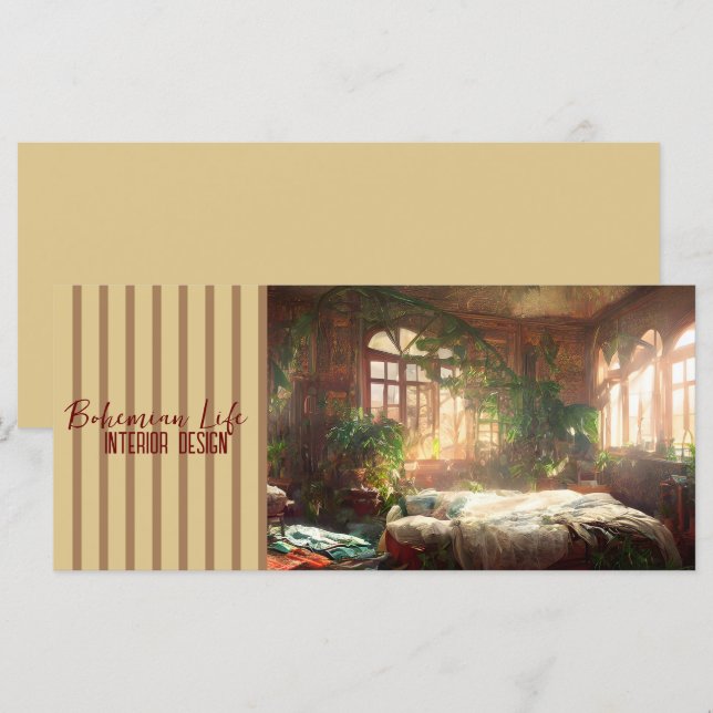 Bohemian Life - Affaires, Carte de voeux, Invitati (Devant / Derrière)