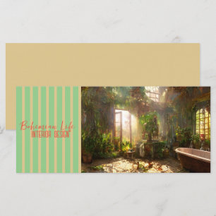 Bohemian Life - Business, Greeting Card, Invite