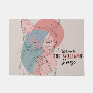 Bohemian Maine Coon Cat Mom New House Doormat