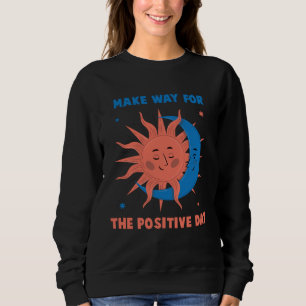 Bohemian Make Way For Positivity Reggae Hippy Sweatshirt