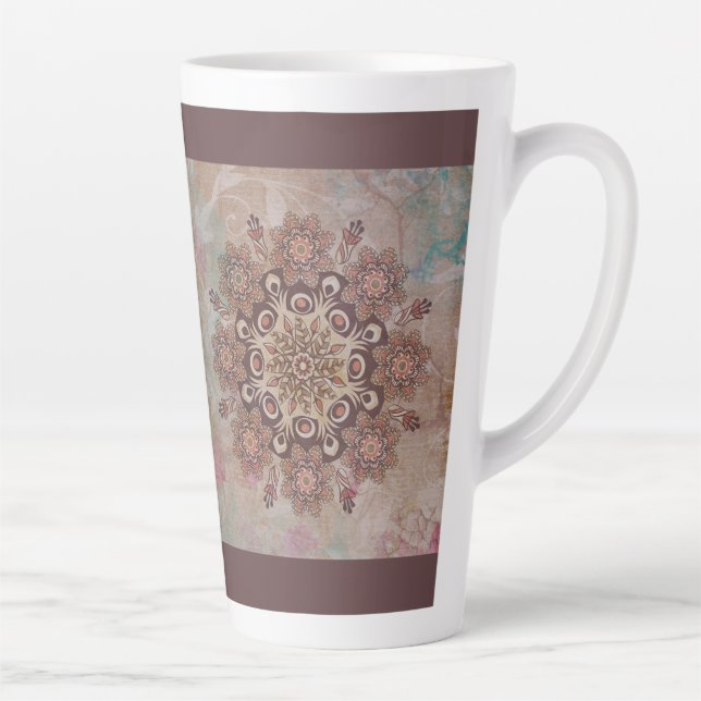 Bohemian (matching journal available) Latte Mug (Right)