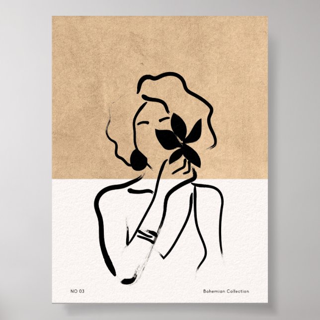 Bohemian Minimalist Wall Art (Front)