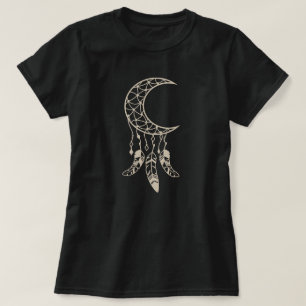 Bohemian Moon Dreamcatcher Women's Basic T-Shirt
