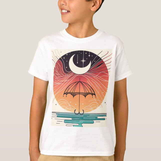 Bohemian Moon & Magic Rain T-Shirt (Front)