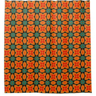 Bohemian Moroccan Geometric Floral Pattern