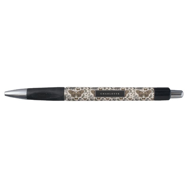 Bohemian Moth Wildflowers Aesthetician Beauty Salo Pen (Front)