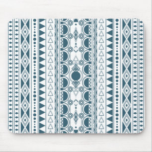 Bohemian Ornament 30122020 Blau Mouse Pad