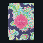 Bohemian Paisley Custom Monogram iPad Mini Cover<br><div class="desc">Add a touch of boho charm to your device with this colourful hand-drawn paisley iPad case! Featuring an intricate, artistic bohemian paisley pattern, this case brings a vibrant and stylish look to your tablet. Customize it with your name or monogram initials for a personal touch. Available in a variety of...</div>