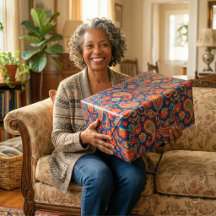 Bohemian Paisley Floral Retirement Gifts for Mom