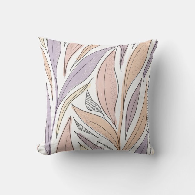 bohemian pattern throw pillow (Front)