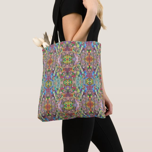 Bohemian Pattern Tote Bag (Close Up)
