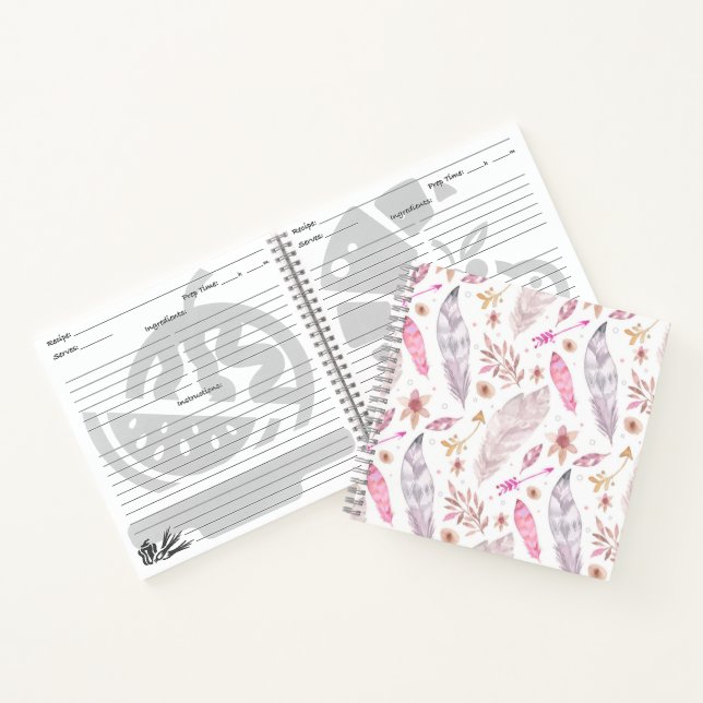 Bohemian Recipe Notebooks (Inside)