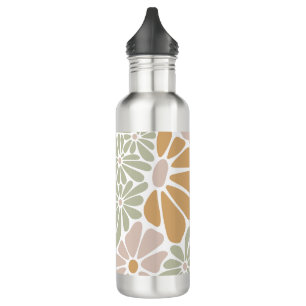 Bohemian Retro Groovy Flowers 710 Ml Water Bottle