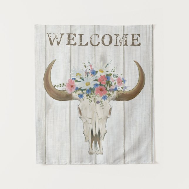 Bohemian Rising II Welcome Tapestry (Front)