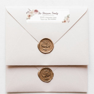 Bohemian Rose Mariage Adresse de retour