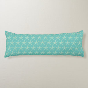 Bohemian Seafoam Green Starfish Body Pillow