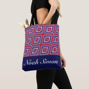 Bohemian seamless mosaic Colourful pattern Tote Bag