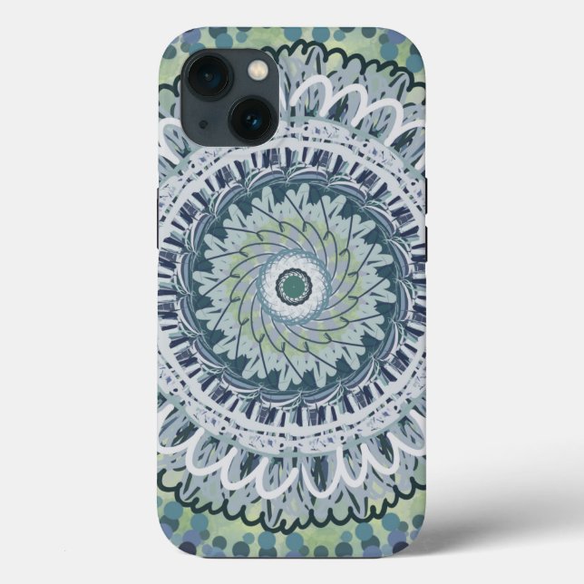 Bohemian Shabby Chic Mandala Dot Art Design Case-Mate iPhone Case (Back)