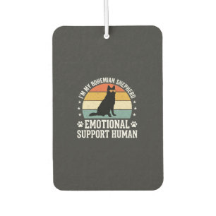 Bohemian Shepherd Emotional Support Human Dog Air Freshener