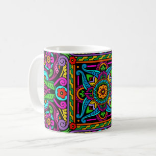 Bohemian Stained Glass Style Coffee Mug