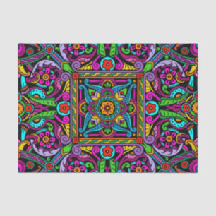 Bohemian Stained Glass Style Tissue Paper