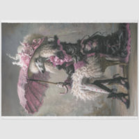 Bohemian Standard Poodle Decoupage