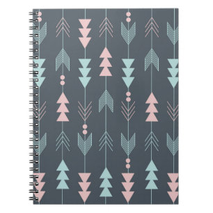 Bohemian Style Boho: Ethnic Seamless Pattern Notebook