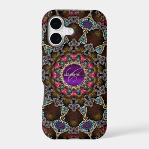 Bohemian Tapestry Art Monogram CaseMate