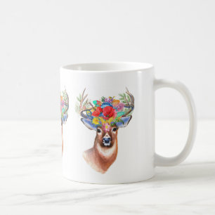 Bohemian Theme Majestic Stag Coffee Mug