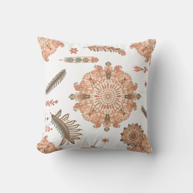 Bohemian Throw Pillow (Front)