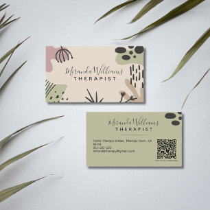 Bohemian Tranquil Abstract Business Card