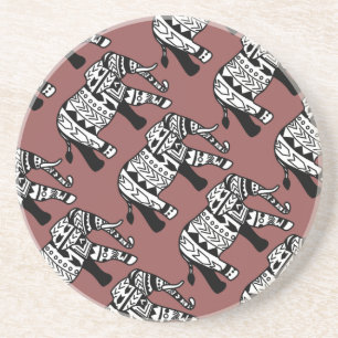 Bohemian Tribal Elephant Coaster