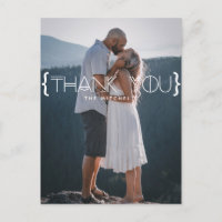 Bohemian Tribal Thank You Postcard