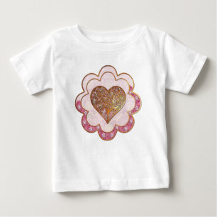 Bohemian Valentine Whimsey 3D Baby T-Shirt