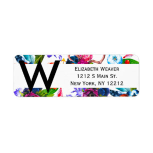 Bohemian Watercolor Flowers Deer Antlers Leaves