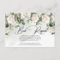 Bohemian white roses eucalyptus green and gold