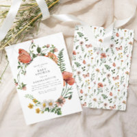 Bohemian Wildflower Butterfly Baby Shower 
