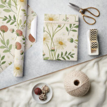 Bohemian Wildflower Vintage Botanical Design
