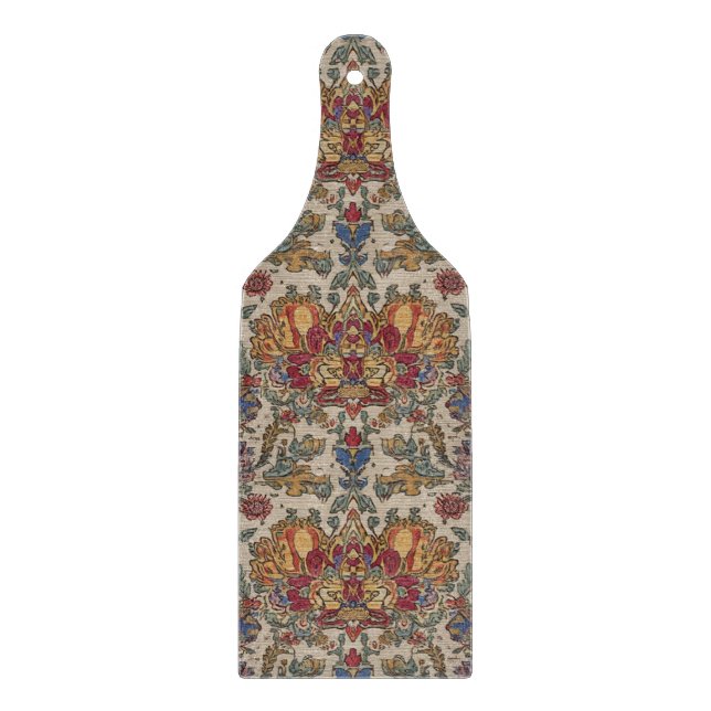 Boho 17th Century Indian Repro Pattern  Cutting Board (Front)