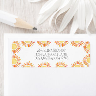 Boho 1st Birthday Party Sunshine Watercolor