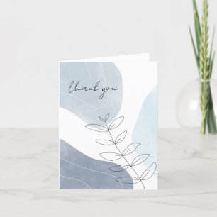 Boho Abstract Art Thank You Card