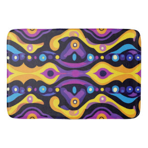 Boho Abstract colourful 7 Bath Mat