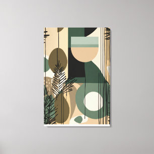 Boho abstract design - toile étirée